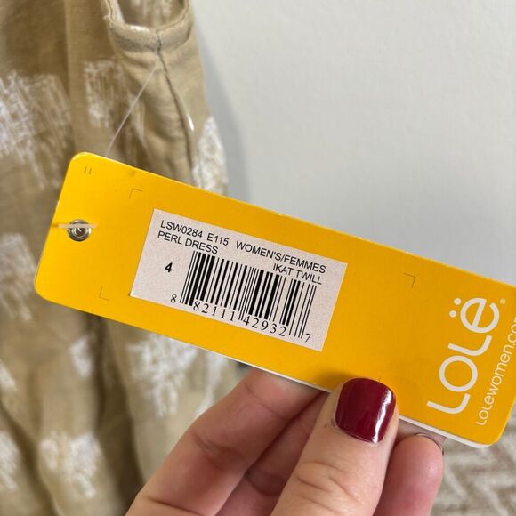 Lolé Perl Linen Blend Dress NWT - Picture 5 of 8